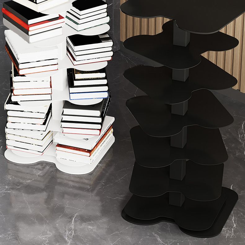 Contemporary Vertical Etagere Bookshelf Metal Open Back Shelf for Office Clearhalo 'Bookcases' 'furn' 'furn_bookcases' 'Furniture' 'furniture_bookcases' 'kitchen' 'kitchen_bookcases' 'Living Room Furniture' 'Office Furniture' 1200x1200_e583999e-f89d-4049-b1e9-3ee4cc0e6772