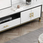 Stone Media Console Contemporary Open Storage TV Console with Doors Clearhalo 'furn' 'furn_tv_stands_entertainment_centers' 'Furniture' 'Living Room Furniture' 'TV Stands & Entertainment Centers' 'TV Stands & Media Storage Furniture' 'tv_stands_entertainment_centers' 1200x1200_e5839ce5-e513-4f2a-971a-e793c818a1af