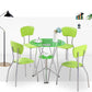 Modern Style Glass Kitchen Dining Table Round Table with Metal Base for Home Clearhalo ' dining_table' 'Dining Tables & Seating' 'Dining Tables' 'furn' 'furn_dining_table' 'Furniture' 'furniture_dining_table' 'Kitchen & Dining Furniture' 'kitchen&dining_furn' 'kitchen' 'kitchen_dining_table' 1200x1200_e583dadd-65ad-49b9-b098-ec8026aca684