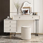 Modern Stone White Tocador de tocador White Desk tocador de tocador de 5 corteses