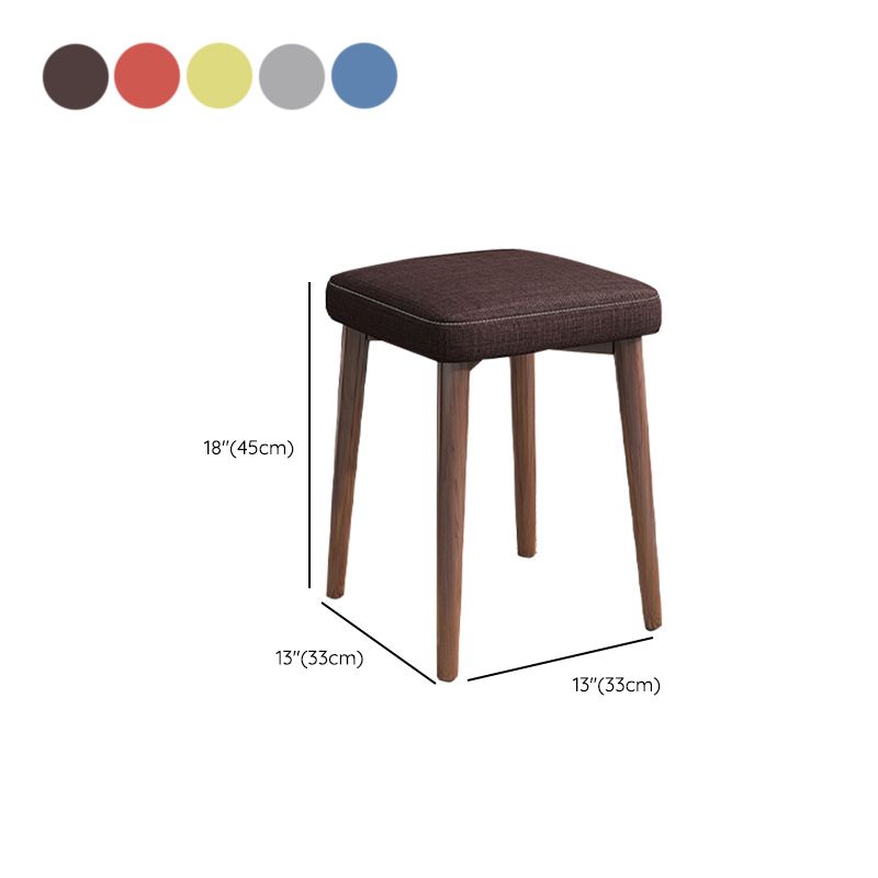 Solid Color Pouf Fabric Fade Resistant Metal Frame Square Upholstered Pouf Clearhalo 'furn' 'furn_ottomans_poufs' 'Furniture' 'Living Room Furniture' 'Ottomans & Poufs' 'ottomans_poufs' 1200x1200_e58abc54-176d-4449-a249-18b64be535b0