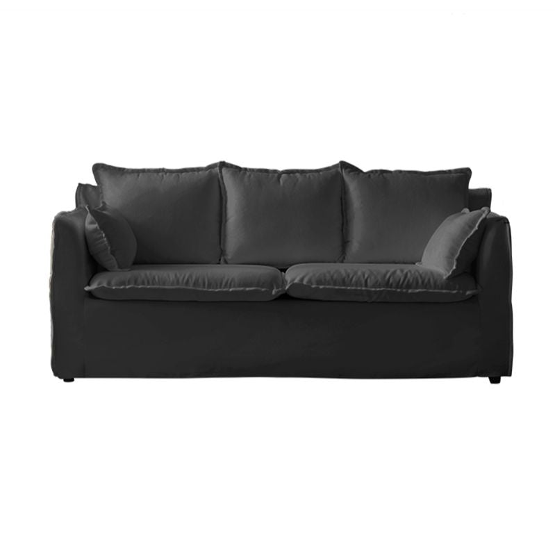 Modern Fabric Sofa 30.3"W with Sofa Flared Arm with Bolster Pillows for Living Room Clearhalo 'furn' 'furn_sofas' 'Furniture' 'furniture_sofas' 'Living Room Furniture' 'Sofa' 'sofas' 1200x1200_e58c7956-3b6e-420e-85ca-95d5db8e555d