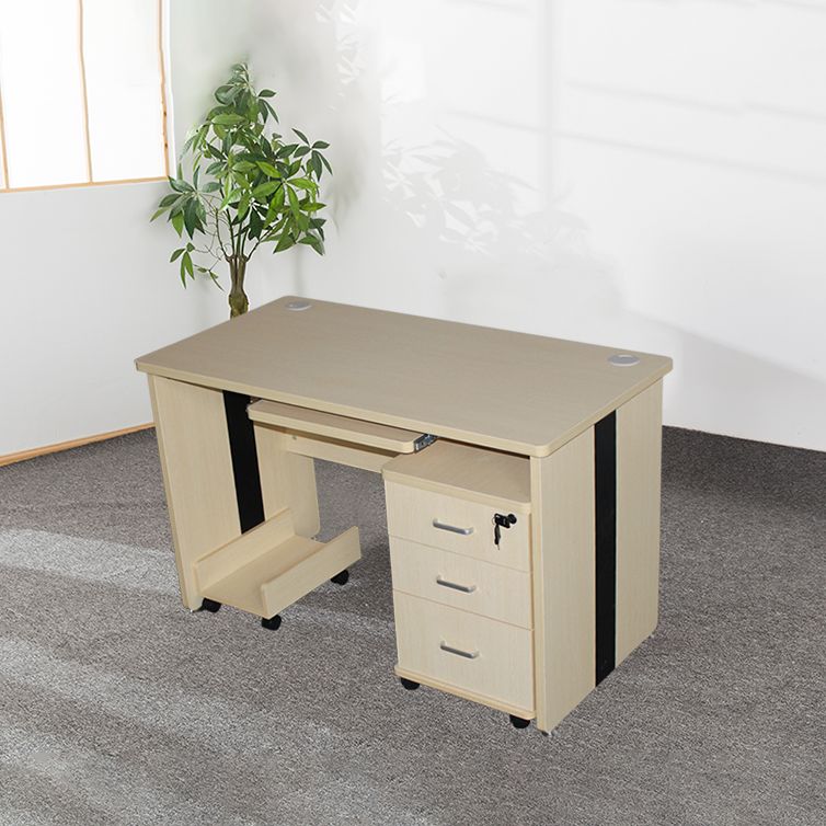 29.25-inch H industriële kantoorbureau vervaardigd houten computer bureau