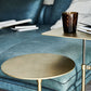 Modern Style Round/square Metal Table with Square Base Coffee Table