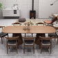 Brown Dinner Table Contemporary Style Dining Table for Home Kitchen Dinner