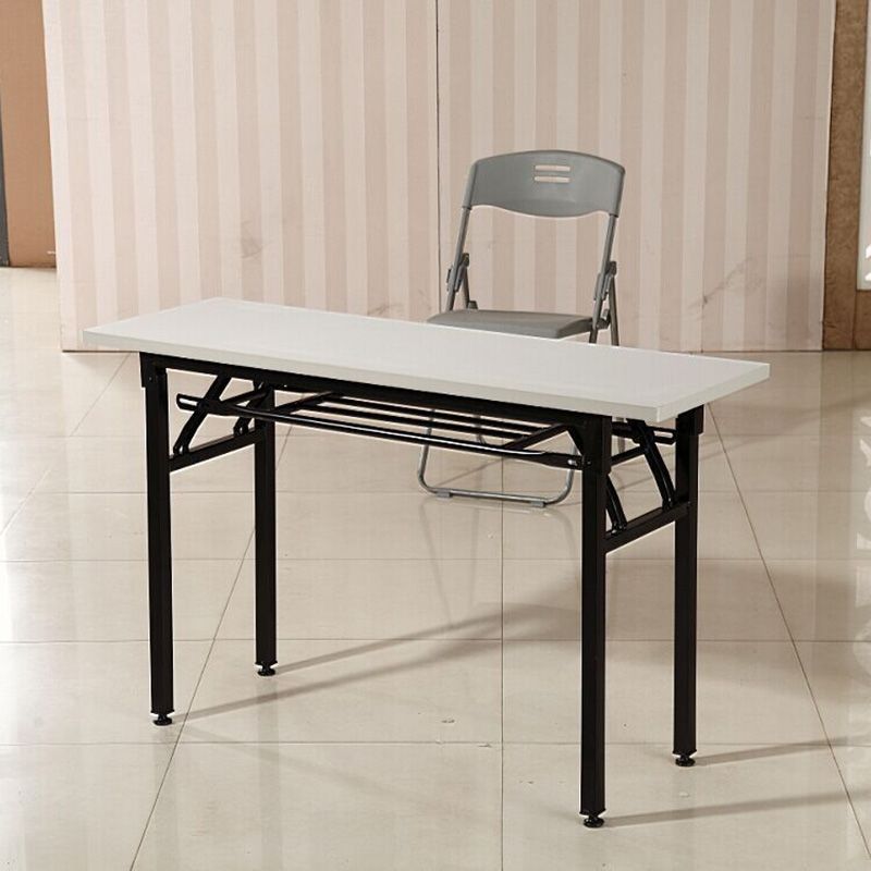 Bureau d'écriture en bois contemporain 30 "H Bureau pliant pour la maison et le bureau