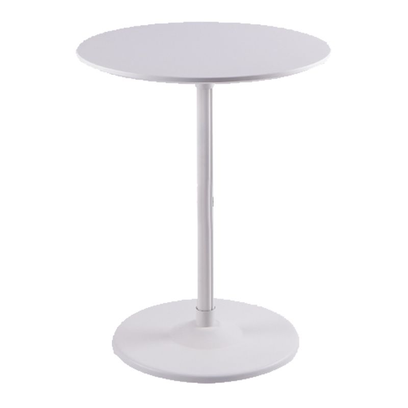 Tavolo da goccia di piedistallo contemporaneo tavolo laterale rotondo per soggiorno