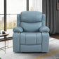 Nordic Style Faux Leather Recliner Chair Solid Color Standard Recliner Clearhalo 'Chairs & Seating' 'furn' 'furn_recliners' 'Furniture' 'Living Room Furniture' 'Recliners' 1200x1200_e592e928-d772-4cc7-b996-a1f99097bb02