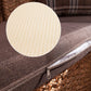 Upholstered Chaise Rattan Chaise Lounge Chair for Bedroom and Living Room