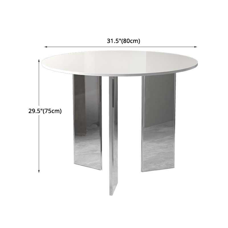 Modern 1/3 Pieces Dining Set Round Stone Dining Table for Dining Room Clearhalo 'Dining Room Sets' 'Dining Tables & Seating' 'dining_room_set' 'furn' 'furn_dining_room_set' 'Furniture' 'furniture_dining_room_set' 'Kitchen & Dining Furniture' 1200x1200_e59494f4-bd12-412f-9e8c-d0ed3f6ea4d6