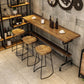 Wood Rectangle Top Counter Table 42-inch Height Industrial Bar Table Clearhalo 'Bar Furniture' 'Bar Tables' 'bar_tables' 'furn' 'furn_bar_tables' 'Furniture' 'furniture_bar_tables' 'Kitchen & Dining Furniture' 1200x1200_e594d52b-d51b-44ed-a716-3afebdb73ac7