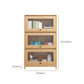 Libreria standard naturale in legno moderno libreria chiusa