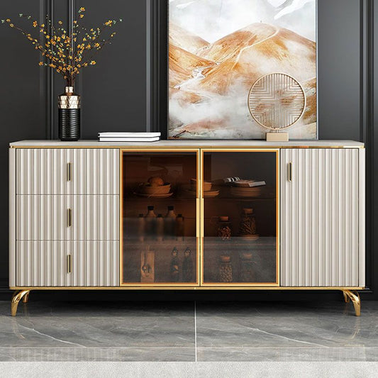 Carmadio in pietra in pietra di altezza da 36 pollici in stile moderno per cucina