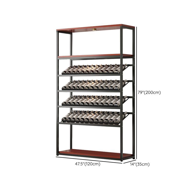 Contemporary Floor Bottle Wine Rack Single Black Metal Wine Holder Clearhalo 'furn' 'furn_wine_racks' 'Furniture' 'Kitchen & Dining Furniture' 'Wine Racks' 'wine_racks' 1200x1200_e59d0fb1-adaa-4f7c-87c4-b7b2cd23c524