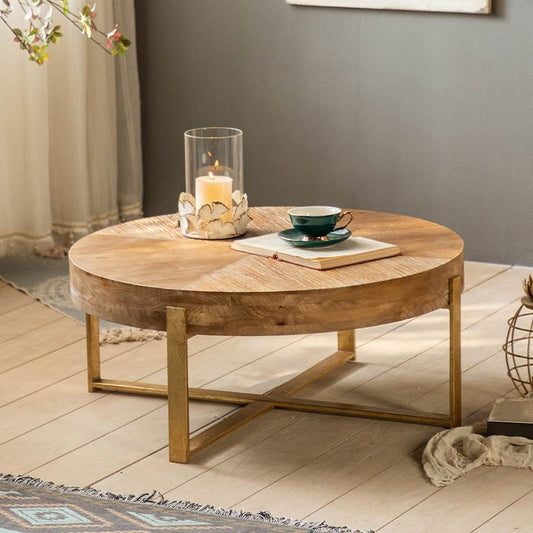 Tavolino da cocktail in legno in legno di campagna francese tavolino in legno per casa