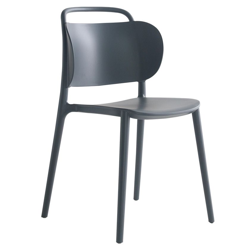 Contemporary Plastic Dining Room Chairs Open Back Dining Side Armless Chair (Set of 2) Clearhalo ' kitchen&dining_furn' 'Dining Chairs' 'Dining Tables & Seating' 'dining_chair' 'furn' 'furn_dining_chair' 'Furniture' 'furniture_dining_chair' 'Kitchen & Dining Furniture' 'kitchen' 1200x1200_e5a1a0ee-c591-4598-8168-8dc22349fdd5