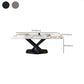 Dinner Room Luxury Dining Table Kitchen Stone Pedestal Dining Table