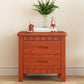 Traditional Lower Shelf Nightstand Rubber Wood Bedside Cabinet with Drawers for Bedroom Clearhalo 'Bedroom Furniture' 'furn' 'furn_night_stand' 'Furniture' 'night_stand' 'Nightstands' 1200x1200_e5a61d68-a564-4b1a-8afe-8694a3e2c343