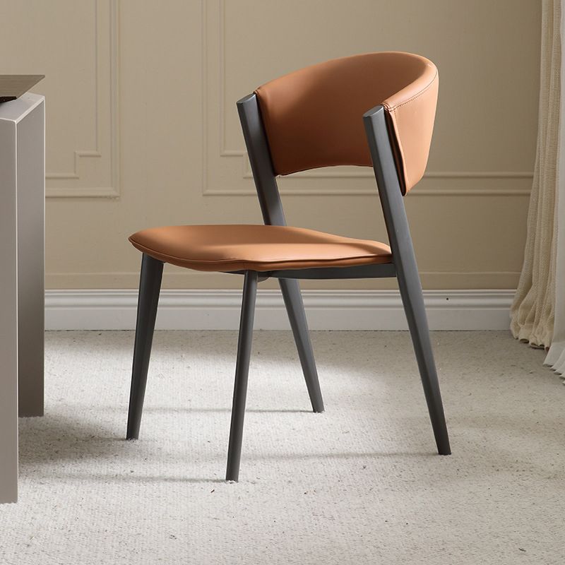 Contemporary Kitchen Dining Chairs Open Back Dining Side Chair Clearhalo 'Dining Chairs' 'Dining Tables & Seating' 'dining_chair' 'furn' 'furn_dining_chair' 'Furniture' 'Kitchen & Dining Furniture' 1200x1200_e5a7c305-1d82-4ef2-a2ce-d9e9358289f2