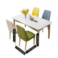 Modern Sintered Stone Table Set of 5/7 with Rectangle Table Dining Set with Leather Chairs Clearhalo 'Dining Room Sets' 'Dining Tables & Seating' 'dining_room_set' 'furn' 'furn_dining_room_set' 'Furniture' 'furniture_dining_room_set' 'Kitchen & Dining Furniture' 'kitchen&dining_furn' 'kitchen' 1200x1200_e5a8229d-1117-4c0f-913b-74f0acb4f7d5