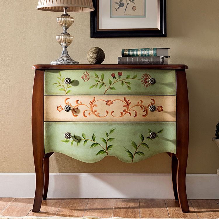 Cassettiera tradizionale in legno da 17,55 pollici W