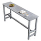 Modern Rectangle Bistro Bar Table Solid Wood Bar Table for Home