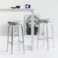 Contemporary Backless Metal Counter Stool with 4 Legs for Dining Room Clearhalo 'Bar Furniture' 'Bar Stools' 'bar_stools' 'furn' 'furn_bar_stools' 'Furniture' 'Kitchen & Dining Furniture' 1200x1200_e5af6124-c44f-4804-9663-fd10ac58f2c4