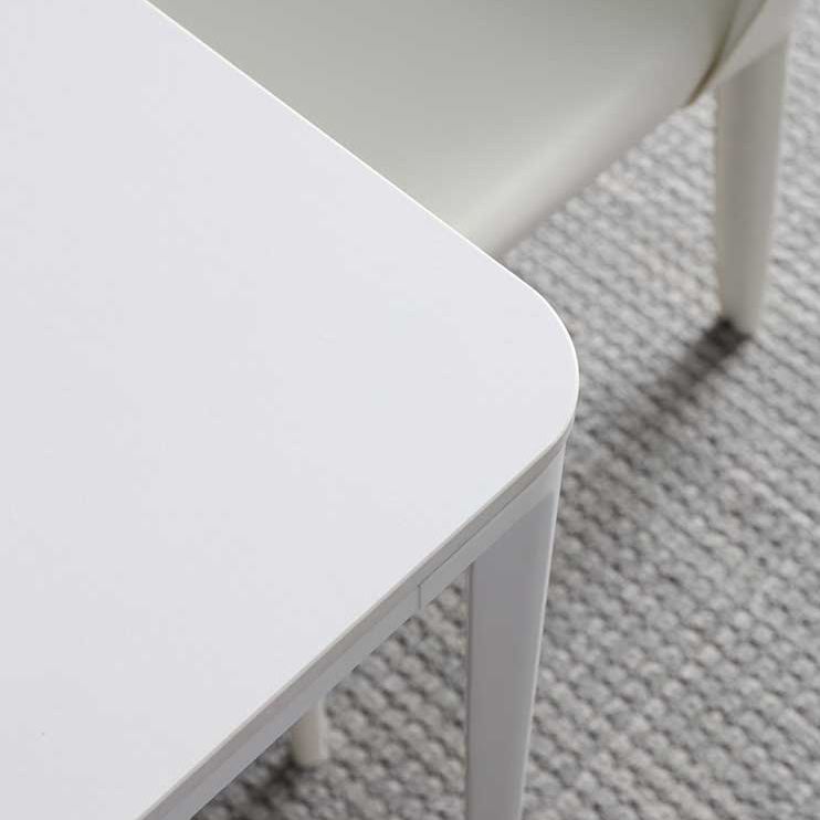 Sintered Stone Dining Table Simple Style 4 Legs Base Table for Dining Room Clearhalo ' dining_table' 'Dining Tables & Seating' 'Dining Tables' 'Furniture' 'furniture_dining_table' 'Kitchen & Dining Furniture' 'kitchen&dining_furn' 'kitchen' 'kitchen_dining_table' 1200x1200_e5b30c85-8be3-43d7-abcf-587ce06faf95