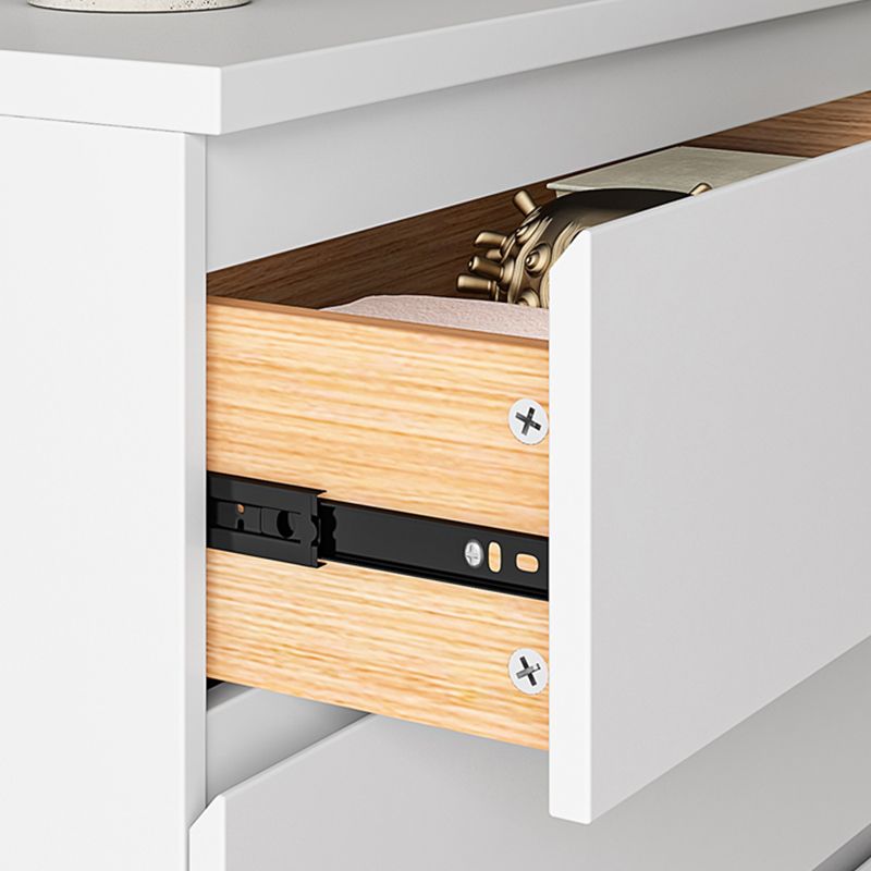 Cassa di accento di legno contemporaneo con cassetti 4/5 cassa standard rettangolo