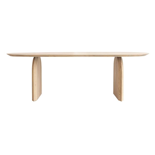 Tavolo da incontro in legno solido Home Office Oval Modern Writing Desk