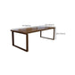 Industrial Medium Wood Furniture 1/4/5 Pcs Standard Height Dining Room Table Set