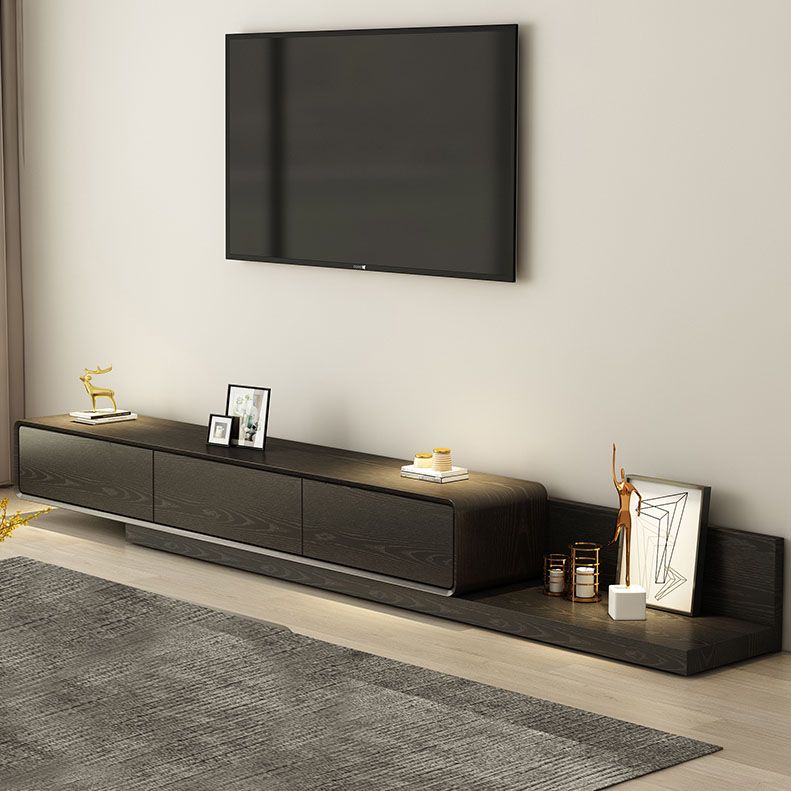 3-Drawer Floor-standing TV Stand Movable Wooden TV Stand Console , 16.5" D X 11.5" H Clearhalo 'furn' 'furn_tv_stands_entertainment_centers' 'Furniture' 'Living Room Furniture' 'TV Stands & Entertainment Centers' 'TV Stands & Media Storage Furniture' 'tv_stands_entertainment_centers' 1200x1200_e5b842b3-9f21-4257-9662-d3d0d188f112