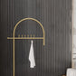 Luxurious Metallic Coat Ranger Rack Free Standing Rack with Flip Box