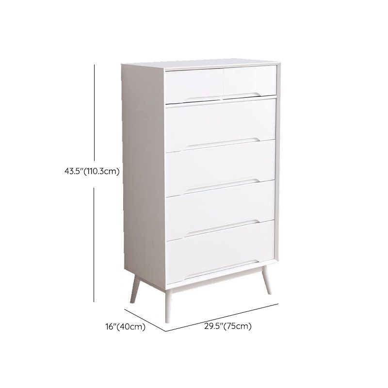 Cassetto in legno massiccio della metà secolo 29,5 "cassetti larghi includevano il torace