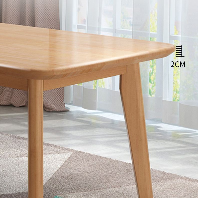 Rectangle Solid Wood Brown Tone Dining Table Simplicity 4 Legs Table for Dining Room Clearhalo ' dining_table' 'Dining Tables & Seating' 'Dining Tables' 'furn' 'furn_dining_table' 'Furniture' 'furniture_dining_table' 'Kitchen & Dining Furniture' 'kitchen&dining_furn' 'kitchen' 'kitchen_dining_table' 1200x1200_e5ba50f1-3632-4447-8112-ed5795b4c84c
