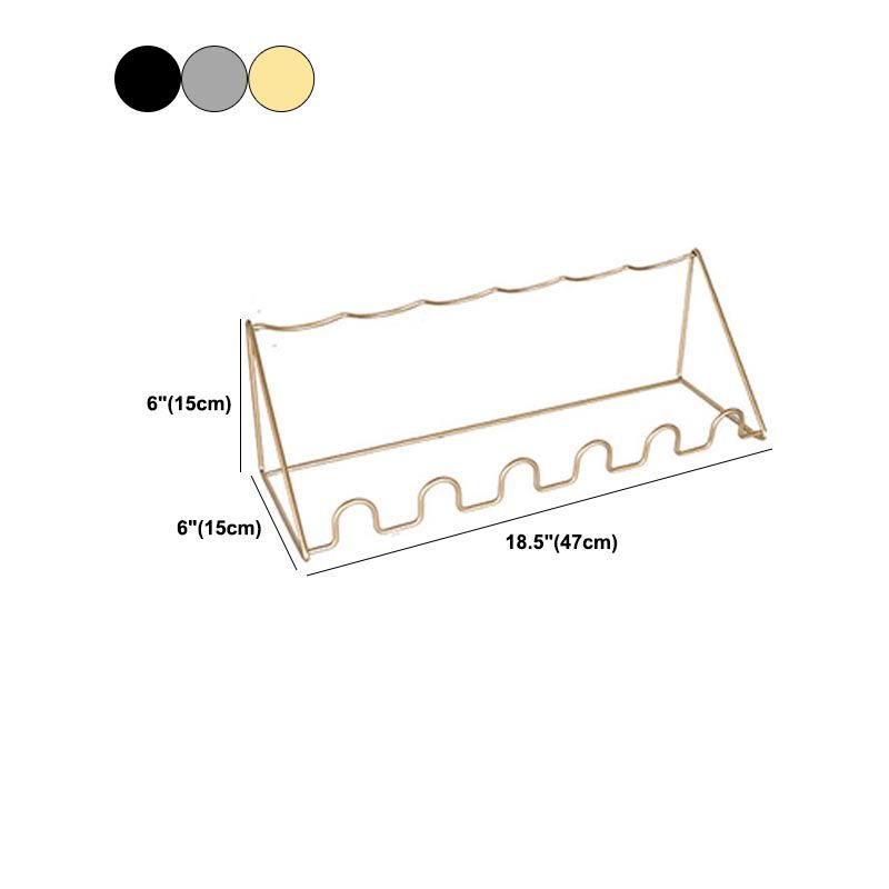 モダンなカウンタートップワインボトルラックメタルスタッカブルワインボトルホルダー