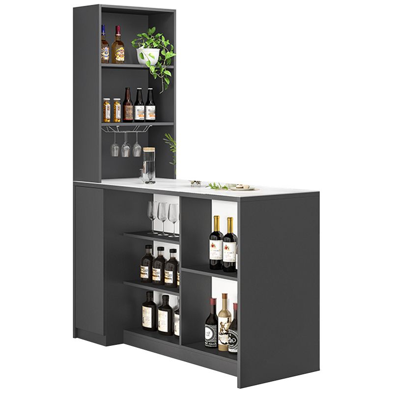 Modern Style Stone Rectangle Bistro Bar Desk Table for Living Room Clearhalo 'Bar Furniture' 'Bar Tables' 'bar_tables' 'furn' 'furn_bar_tables' 'Furniture' 'Kitchen & Dining Furniture' 1200x1200_e5bd585b-c5cb-46d5-a7fa-8f7fee56a2b2