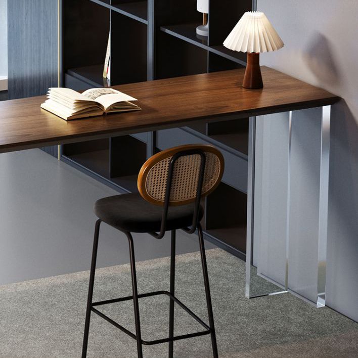Industrial 1/2 Pieces Bar Table Set Rectangle Pine Wood Counter Table with High Stools Clearhalo 'Bar Furniture' 'furn' 'furn_home_bar_bar_sets' 'Furniture' 'Home Bars & Bar Sets' 'home_bar_bar_sets' 'Kitchen & Dining Furniture' 1200x1200_e5bfe932-d6ee-462e-8459-3e6e58685d53