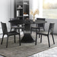 Convertible Dining Table Round Stone Dining Table with Pedestal