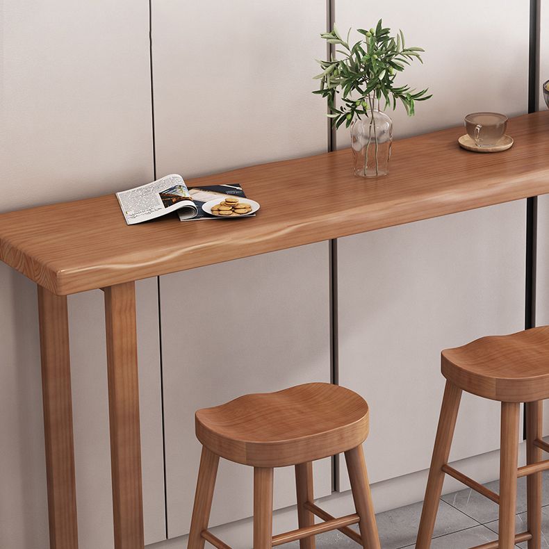 Brown Counter Height Stools Solid Wood Counter Bar Stool for Restaurant Clearhalo 'Bar Furniture' 'Bar Stools' 'bar_stools' 'furn' 'furn_bar_stools' 'Furniture' 'Kitchen & Dining Furniture' 1200x1200_e5c23534-4692-4eaf-91cc-8341e66d1079