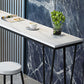 Contemporary Rectangle Counter-height Pub Table Indoor Stone Pub Bar Table Clearhalo 'Bar Furniture' 'Bar Tables' 'bar_tables' 'furn' 'furn_bar_tables' 'Furniture' 'Kitchen & Dining Furniture' 1200x1200_e5c24afd-638e-46c1-8e11-a45bb3654fa4