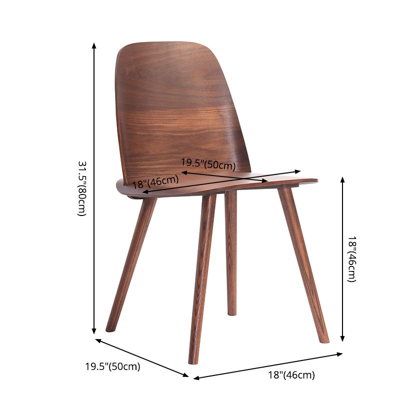 Scandinavian Style Wood Dining Side Chair Multicolor Side Chair for Dining Room Clearhalo ' kitchen&dining_furn' 'Dining Chairs' 'Dining Tables & Seating' 'dining_chair' 'furn' 'furn_dining_chair' 'Furniture' 'furniture_dining_chair' 'Kitchen & Dining Furniture' 'kitchen' 1200x1200_e5c3a56a-fb99-4a38-b242-17241736ff56
