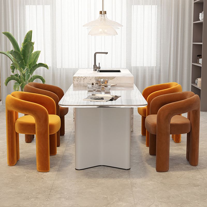 Contemporary Style Indoor Arm Chair Upholstered Arm Chair for Home