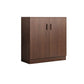 Modern Modern Side Cabinet Brown Accent Cabinet met deuren met deuren
