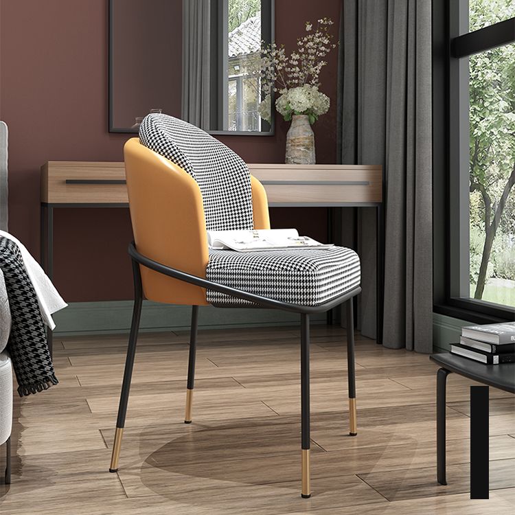 Modern Style Upholstered Desk Chair Low Back Armless Office Chair Clearhalo 'furn' 'furn_office_chair' 'Furniture' 'Office Chairs' 'Office Furniture' 'office_chair' 1200x1200_e5c62716-21c7-4146-bd45-5b7145c5674c