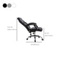 Padded Arms Office Chair Leather Tilt Mechanism No Distressing Ergonomic Desk Chair