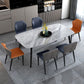 Home Sintered Stone Kitchen Table Industrial Rectangle Fixed Dining Desk Clearhalo 'Dining Tables & Seating' 'Dining Tables' 'dining_table' 'furn' 'furn_dining_table' 'Furniture' 'Kitchen & Dining Furniture' 1200x1200_e5c8cbe2-01f2-4695-bf6d-a5747f943c36