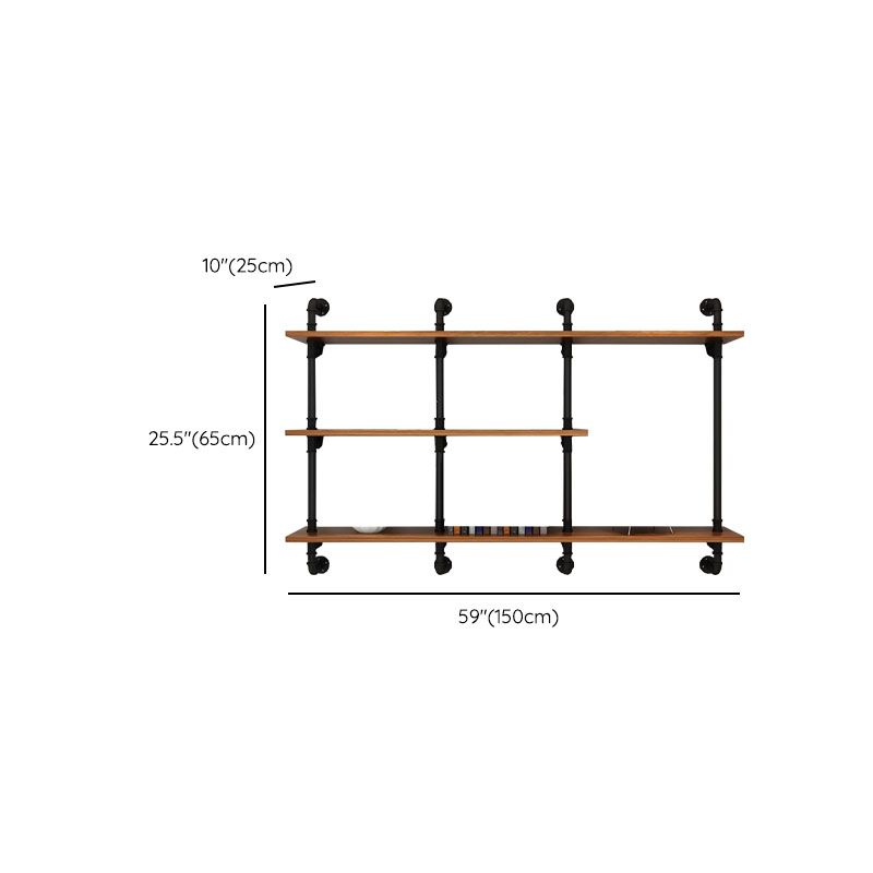 Libreria in legno ingegnerizzato industriale chiuso.