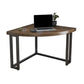 Modern Style Office Desk Solid Wood Home Use Desk with Metal Legs Clearhalo 'Furniture' 'furniture_office_desk' 'Office Desks' 'Office Furniture' 'office_desk' 1200x1200_e5c9f465-f044-4891-8086-d2c8cac483b5