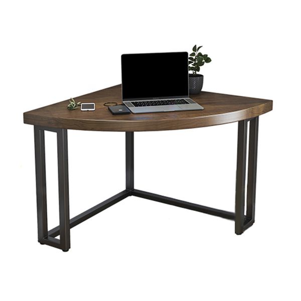 Modern Style Office Desk Solid Wood Home Use Desk with Metal Legs Clearhalo 'Furniture' 'furniture_office_desk' 'Office Desks' 'Office Furniture' 'office_desk' 1200x1200_e5c9f465-f044-4891-8086-d2c8cac483b5